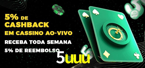 Promoções do cassino ao Vivo 5uuu